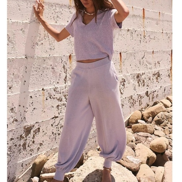 Free People Pants - NWOT Free People Beach Nolan Sweater Set